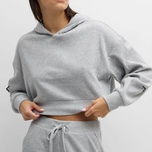 Muse Ribbed Hoodie Sweatshirt ALO YOGA